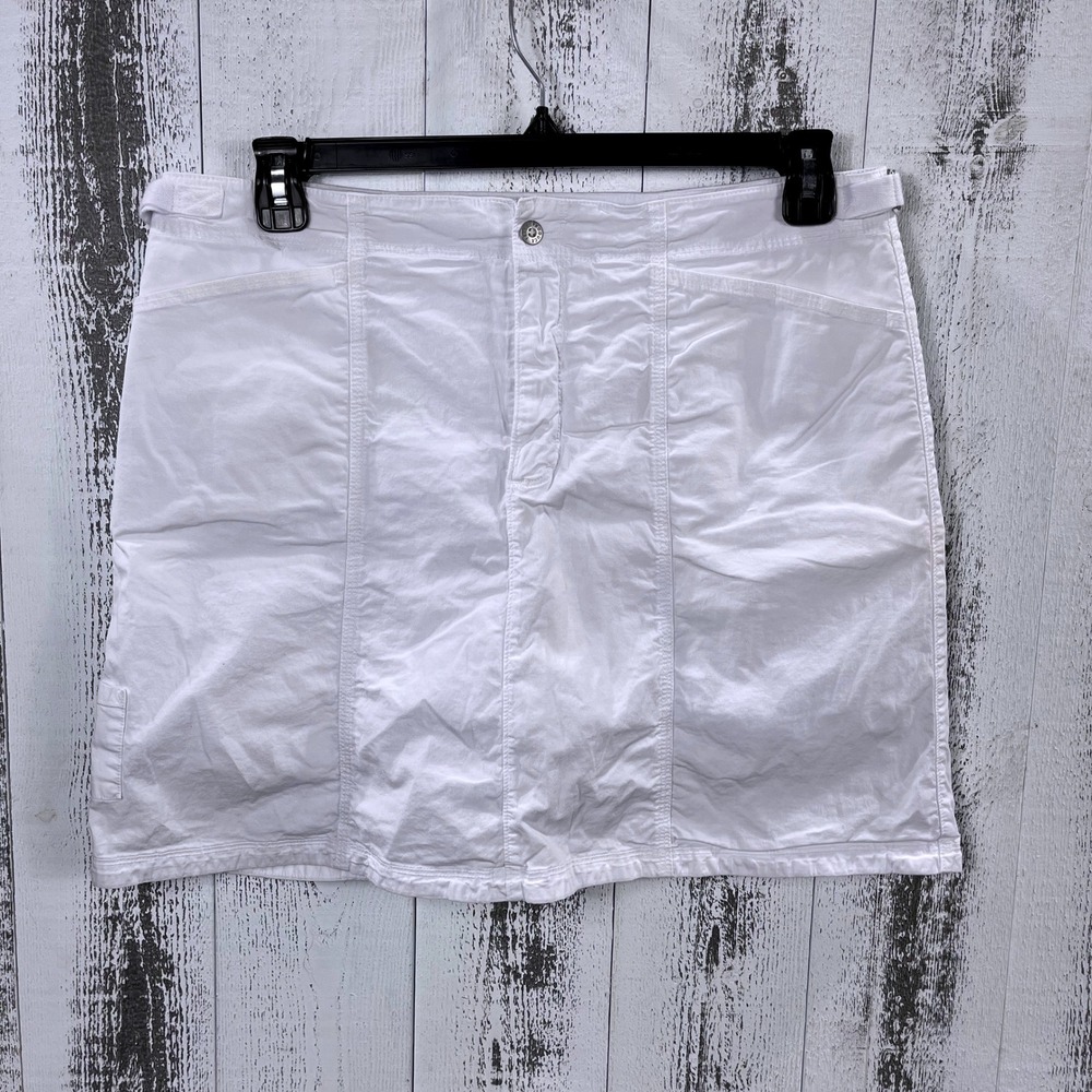 Fresh Produce‎ Skort Women's Large Cotton Blend Mini White